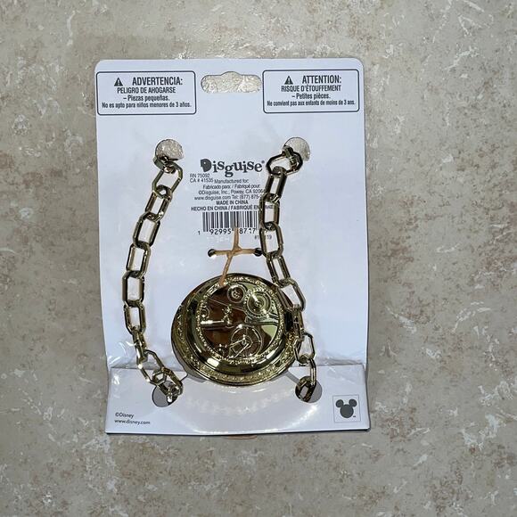 DISNEY DESCENDANTS RISE OF RED POCKET WATCH HALLOWEEN COSTUME JEWELRY NEW - Picture 2 of 2